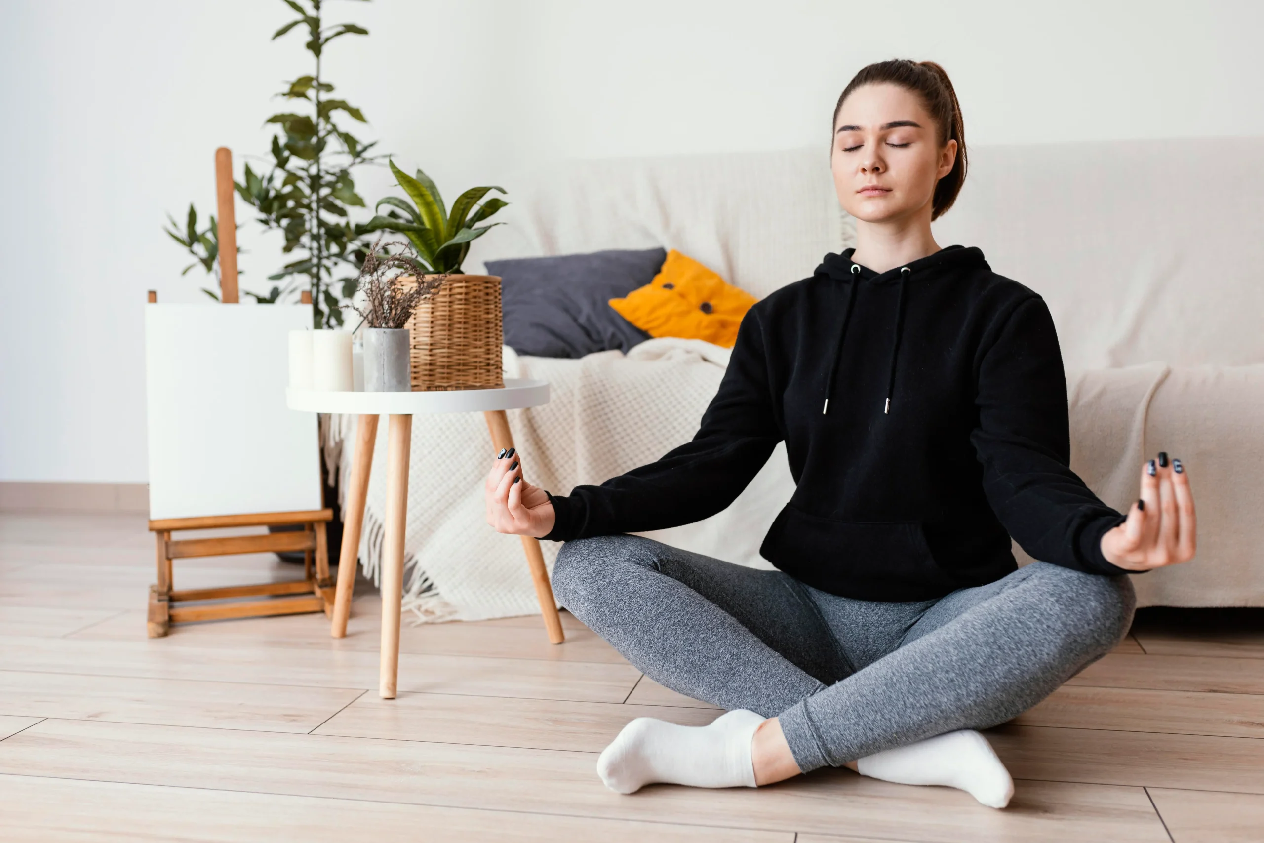 mujer practicando mindfulness